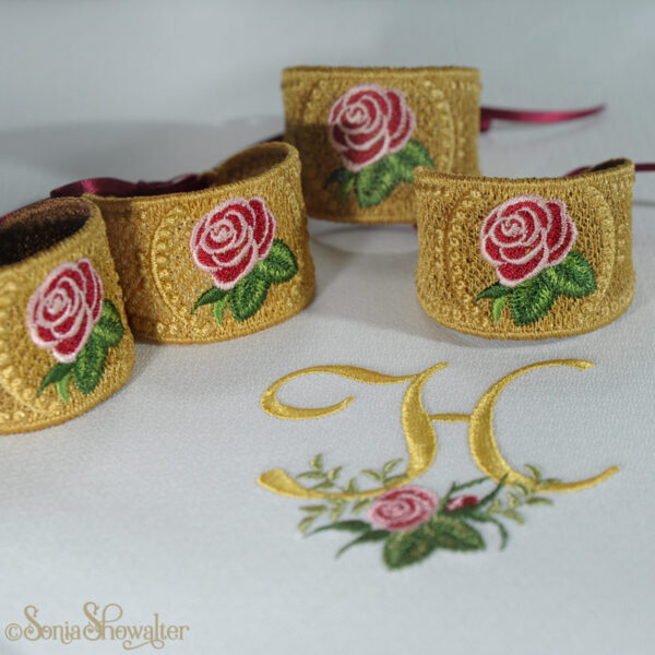 Heirloom Roses Napkin Ring